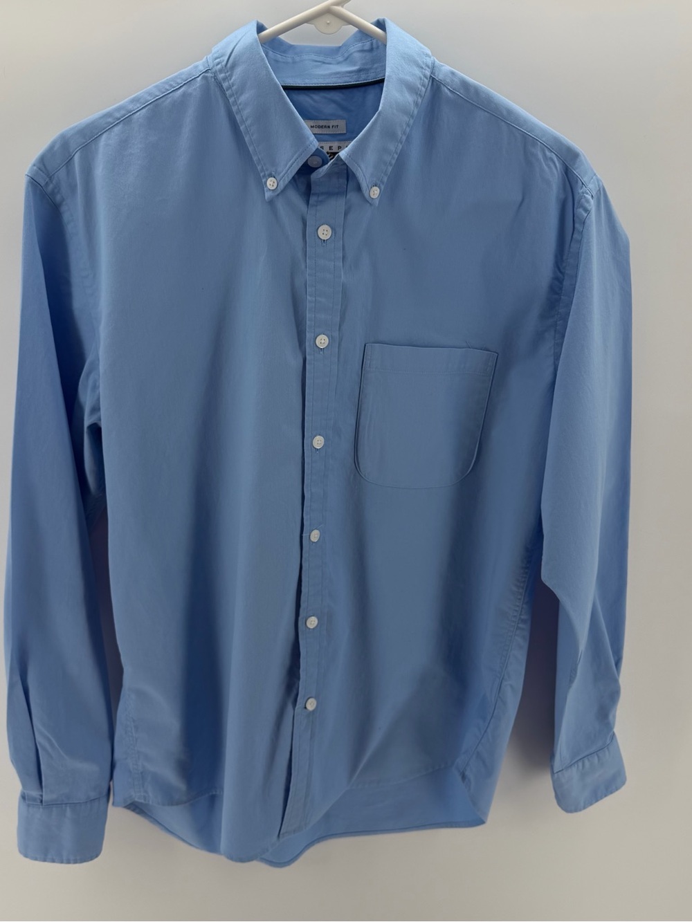 Joseph Abboud Light Blue Men’s Button-Down Dress Shirt Size M